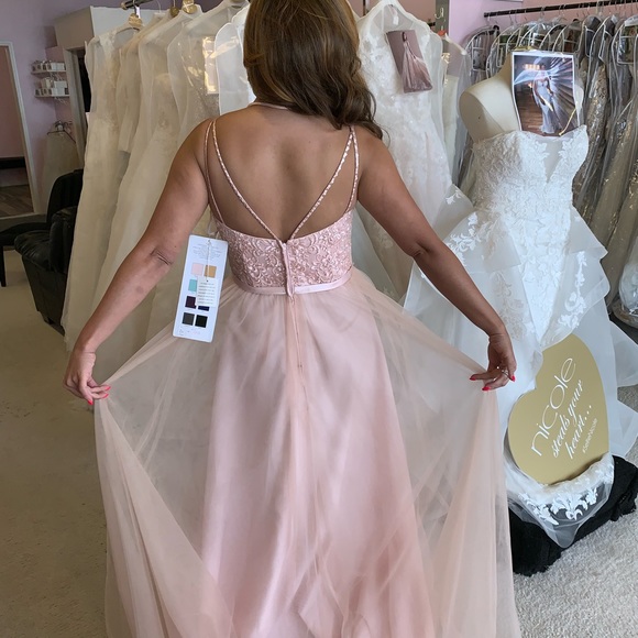 NEW WITH TAGS fairy tale pink gown 💕 - Picture 4 of 8